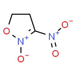 ChemSpider 2D Image | 4,5-Dihydro-3-nitroisoxazole-2-oxide | C3H4N2O4