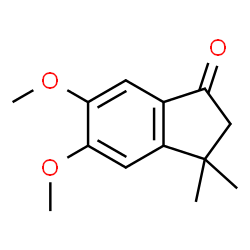 ChemSpider 2D Image | 5,6-Dimethoxy-3,3-dimethyl-1-indanone | C13H16O3