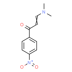 ChemSpider 2D Image | 3-(Dimethylamino)-1-(4-nitrophenyl)-2-propen-1-one | C11H12N2O3