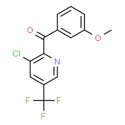 ChemSpider 2D Image | [3-Chloro-5-(trifluoromethyl)-2-pyridinyl](3-methoxyphenyl)methanone | C14H9ClF3NO2