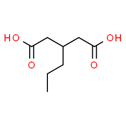 ChemSpider 2D Image | 3-Propylpentanedioic acid | C8H14O4