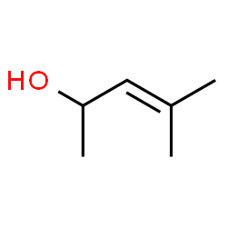 ChemSpider 2D Image | 4-Methyl-3-penten-2-ol | C6H12O