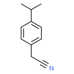 ChemSpider 2D Image | 4-Isopropylphenylacetonitrile | C11H13N