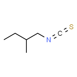 ChemSpider 2D Image | 1-Isothiocyanato-2-methylbutane | C6H11NS