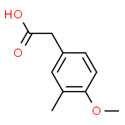 ChemSpider 2D Image | (4-Methoxy-3-methylphenyl)acetic acid | C10H12O3