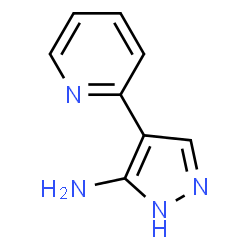 ChemSpider 2D Image | 4-pyridin-2-yl-1H-pyrazol-5-amine | C8H8N4