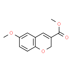 ChemSpider 2D Image | Methyl 6-methoxy-2H-chromene-3-carboxylate | C12H12O4