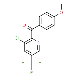 ChemSpider 2D Image | [3-Chloro-5-(trifluoromethyl)-2-pyridinyl](4-methoxyphenyl)methanone | C14H9ClF3NO2