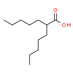 ChemSpider 2D Image | Diamylacetic Acid | C12H24O2