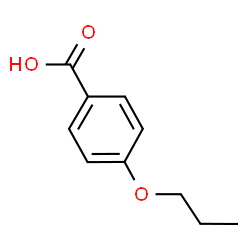 ChemSpider 2D Image | 4-Propoxybenzoic acid | C10H12O3