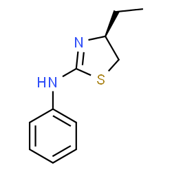 ChemSpider 2D Image | (4S)-4-Ethyl-N-phenyl-4,5-dihydro-1,3-thiazol-2-amine | C11H14N2S