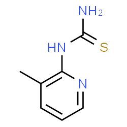 ChemSpider 2D Image | 1-(3-Methyl-2-pyridinyl)thiourea | C7H9N3S