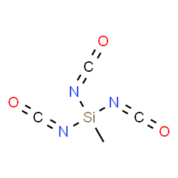 ChemSpider 2D Image | Triisocyanato(methyl)silane | C4H3N3O3Si