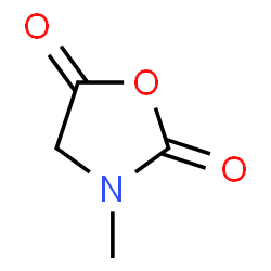 ChemSpider 2D Image | 3-Methyloxazolidine-2,5-dione | C4H5NO3