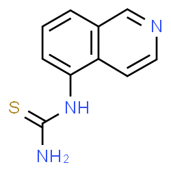 ChemSpider 2D Image | 1-(5-Isoquinolinyl)thiourea | C10H9N3S
