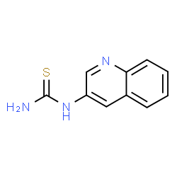 ChemSpider 2D Image | 1-(3-Quinolinyl)thiourea | C10H9N3S
