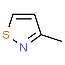 ChemSpider 2D Image | 3-METHYLISOTHIAZOLE | C4H5NS