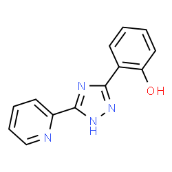 ChemSpider 2D Image | 2-[3-(2-Pyridinyl)-1H-1,2,4-triazol-5-yl]phenol | C13H10N4O
