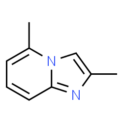 ChemSpider 2D Image | 2,5-Dimethylimidazo(1,2-a)pyridine | C9H10N2