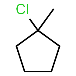 ChemSpider 2D Image | 1-Chloro-1-methylcyclopentane | C6H11Cl
