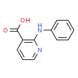 ChemSpider 2D Image | Acide 2-anilinonicotinique | C12H10N2O2