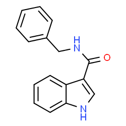 ChemSpider 2D Image | N-Benzyl-1H-indole-3-carboxamide | C16H14N2O