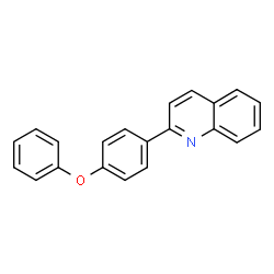 ChemSpider 2D Image | 2-(4-Phenoxyphenyl)quinoline | C21H15NO