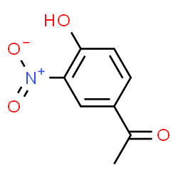ChemSpider 2D Image | 4-Hydroxy-3-Nitroacetophenone | C8H7NO4