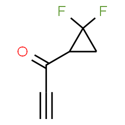 ChemSpider 2D Image | 1-(2,2-Difluorocyclopropyl)-2-propyn-1-one | C6H4F2O