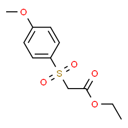 ChemSpider 2D Image | Ethyl [(4-methoxyphenyl)sulfonyl]acetate | C11H14O5S