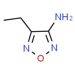 ChemSpider 2D Image | 4-Ethyl-1,2,5-oxadiazol-3-amine | C4H7N3O