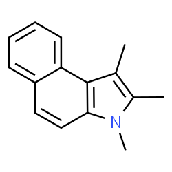 ChemSpider 2D Image | 1,2,3-Trimethyl-3H-benzo[e]indole | C15H15N