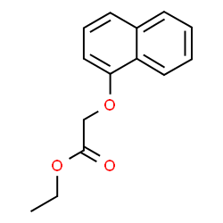 ChemSpider 2D Image | Ethyl (1-naphthyloxy)acetate | C14H14O3
