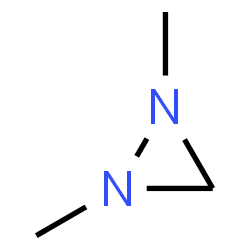 ChemSpider 2D Image | 1,2-Dimethyldiaziridine | C3H8N2