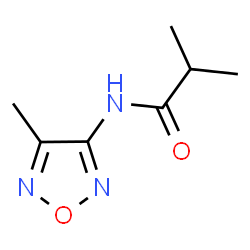 ChemSpider 2D Image | 2-Methyl-N-(4-methyl-1,2,5-oxadiazol-3-yl)propanamide | C7H11N3O2