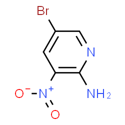 ChemSpider 2D Image | 5-Brom-3-nitropyridin-2-amin | C5H4BrN3O2
