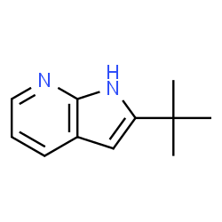 ChemSpider 2D Image | 2-tert-Butyl-1H-pyrrolo[2,3-b]pyridin | C11H14N2