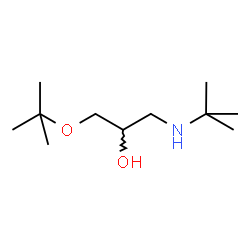 ChemSpider 2D Image | 1-tert-Butoxy-3-(tert-butylamino)propan-2-ol | C11H25NO2