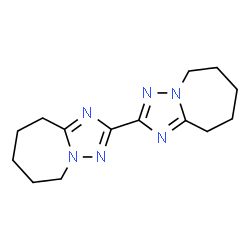 ChemSpider 2D Image | 6,6',7,7',8,8',9,9'-Octahydro-5H,5'H-2,2'-bi[1,2,4]triazolo[1,5-a]azepine | C14H20N6