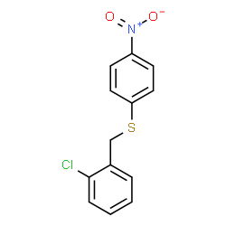 ChemSpider 2D Image | 1-Chloro-2-{[(4-nitrophenyl)sulfanyl]methyl}benzene | C13H10ClNO2S