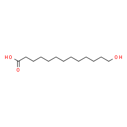 ChemSpider 2D Image | 13-Hydroxytridecanoic acid | C13H26O3