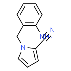 ChemSpider 2D Image | 1-(2-Aminobenzyl)-1H-pyrrole-2-carbonitrile | C12H11N3