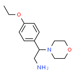 ChemSpider 2D Image | 2-(4-ethoxyphenyl)-2-morpholin-4-ylethanamine | C14H22N2O2