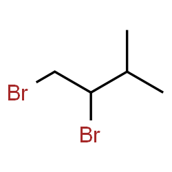 ChemSpider 2D Image | 1,2-Dibromo-3-methylbutane | C5H10Br2