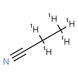 ChemSpider 2D Image | (~3~H_5_)Propanenitrile | C31H5N