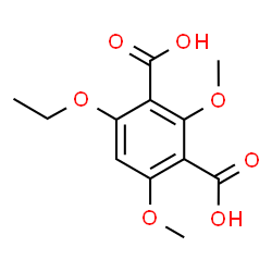 ChemSpider 2D Image | 4-Ethoxy-2,6-dimethoxyisophthalic acid | C12H14O7
