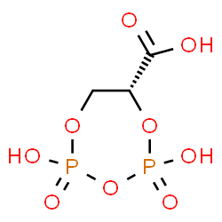ChemSpider 2D Image | cyclic 2,3-bisphospho-D-glyceric acid | C3H6O9P2
