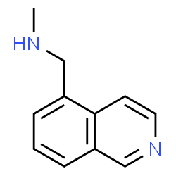ChemSpider 2D Image | N-Methyl-5-isoquinolinemethanamine | C11H12N2