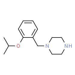 ChemSpider 2D Image | 1-(2-Isopropoxybenzyl)piperazine | C14H22N2O