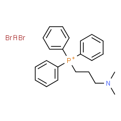 ChemSpider 2D Image | [3-(Dimethylamino)propyl](triphenyl)phosphoniumbromidhydrobromid | C23H28Br2NP